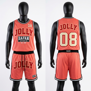 Premium 180 GSM breathable basketball jersey and shorts purple multicolor panel custom logo setlogo for men's <b>set</b> - Product Image 2