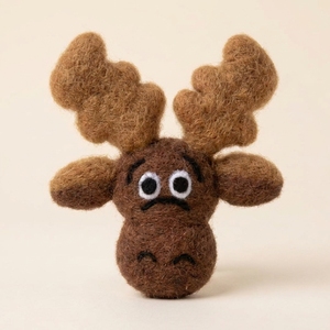Adorno Navideño de Fieltro en Forma de Alce, Hecho a Mano, Decoración Rústica, Set de Regalo para Niños, Venta al Por Mayor - Product Image 3