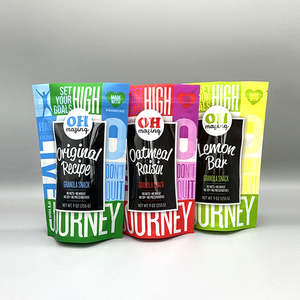 Pochette à fermeture éclair Doypack pour l'emballage de confiseries |   Plastique laminé |   Encoche de déchirement |   Fabricant vietnamien - Product Image 2