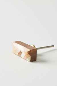 Poignées de tiroir décoratives artisanales en bois et résine marron, poignées de meuble, de commode, de placard de cuisine, vente en gros - Product Image 4