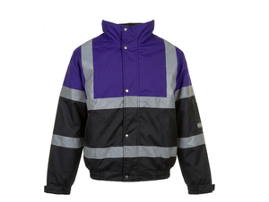 Chaqueta reflectante de invierno 65% poliéster 35% algodón resistente al frío hasta -10 grados, ropa de trabajo de seguridad, ropa duradera. - Product Image 1
