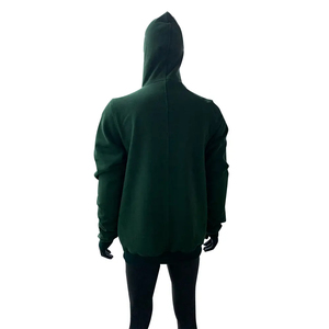 Sweats à capuche délavés à l'acide à séchage rapide et respirants, personnalisables avec impression, en mélange de coton de haute qualité pour hommes - Product Image 2