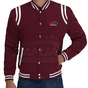 Chaqueta de invierno ligera y transpirable, hecha a medida, estilo Letterman para hombre, fabricada en Pakistán. - Product Image 2