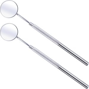 Miroir buccal dentaire manuel en acier inoxydable de qualité supérieure, léger, autoclavable, réutilisable, certifié CE, prix de gros - Product Image 6