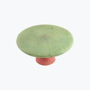 Support à gâteau moderne en résine écologique fait main, 2 pièces, pour table de desserts de mariage, décoration d'événements, couleur et forme personnalisées - Product Image 1