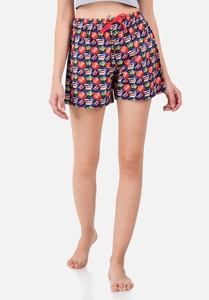 Shorts en coton imprimé pour femmes avec cordon de serrage à la taille et poches, coupe décontractée, respirant, taille mi-haute - Product Image 6
