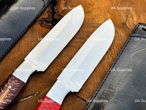 Cuchillo de Caza y Camping de Acero Inoxidable 12C27 Forjado a Mano, Hoja Recta de Alta Calidad, Personalizable OEM ODM, 58 HRC - Product Image 3