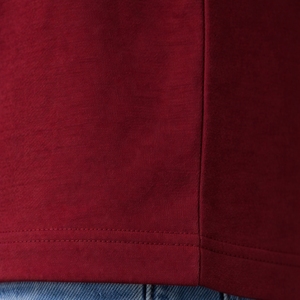 T-shirt pour homme, coupe ample, couleur unie, manches courtes, coton, col rond, tissu de haute qualité, décontracté. - Product Image 6