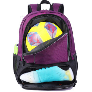 Lightweight Fabric Build Football <b>Backpack</b> <b>Large</b> Capacity Storage Durable Zipper Training Match Gym School Outdoor Use - Product Image 6