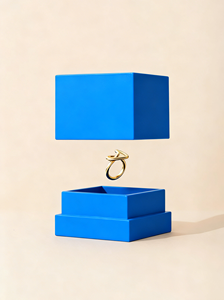 Boîtes à bijoux de luxe en gros d'usine, boîtes à bagues pas chères, emballages de bijoux noirs pour petites entreprises - Product Image 5