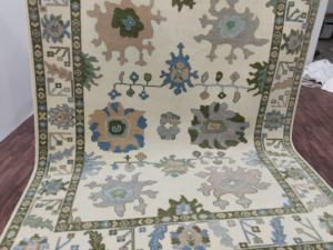 Alfombra Persa Oushak de Lana Anudada a Mano de Alta Calidad, 3x3, Juego de Alfombras para el Hogar, Sala de Estar, Oración, Apta para Mascotas, Antideslizante - Product Image 4