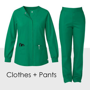 Blouse de travail à manches longues pour clinique médicale, tenue d'infirmière, chemise de médecin, uniforme d'hôpital, vêtements de travail automne-hiver - Product Image 2