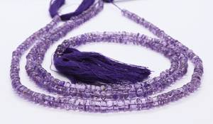 Natural <b>Amethyst</b> Smooth Button Beads 4-5 MM Pink <b>Amethyst</b> Plain Button Shape Gemstone Beads 12 Inch <b>Amethyst</b> Beads For Jewelry - Product Image 6