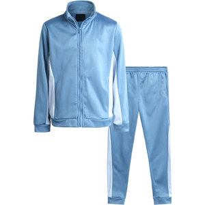Survêtement athlétique premium pour homme, veste et pantalon personnalisés avec logo, tissu respirant et à séchage rapide, vêtements de sport pour l'entraînement - Product Image 1