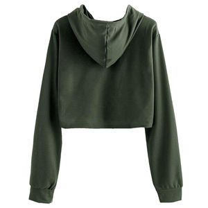 14. Sudadera corta de moda para mujer con diseño ligero y moderno, perfecta para uso diario y fitness. - Product Image 3