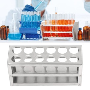 ที่วางหลอดทดลอง 304 ที่วางหลอดทดลองสแตนเลสสำหรับห้องปฏิบัติการ 12 รู - Product Image 4