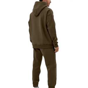 Service OEM : Survêtement d'hiver pour homme avec design personnalisé, impression graphique, broderie, logo personnalisé, survêtement d'hiver tendance pour homme. - Product Image 4