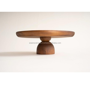 Base de Madera para Pastel, Elegante Exhibidor de Postres para Fiestas y Bodas - Product Image 1