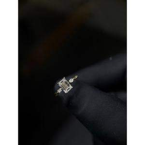 Classic Solitaire 925 Sterling Silver <b>Diamond</b> <b>Ring</b> with Premium Finish for Proposal Bridal Jewelry Anniversary and Gift Giving - Product Image 3