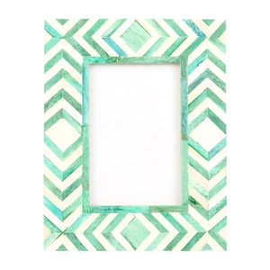 Custom Design Top Selling Product Resin Wood Wholesale Price High Quality <b>Picture</b> Photo <b>Frame</b> Indian Handcrafted Item Horn Bone - Product Image 2