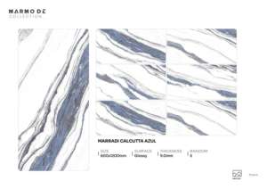 Carreaux de porcelaine brillants haut de gamme de designer, format grand carrelage 600x1200, pour intérieurs résidentiels - Product Image 3