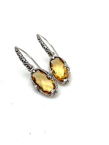 Pendientes de Citrino Bali, Joyería Artesanal con Piedras Preciosas, Regalo Elegante para Mujer, Proveedor Mayorista - Product Image 3