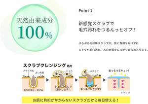 Gel Limpiador Exfoliante con Vitamina C 150g, Extracto de Frutas Japonesas, Desmaquillante Facial, Cuidado de los Poros, Gel Exfoliante Suave para el Cuidado de la Piel - Product Image 3