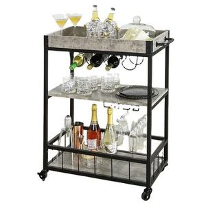 Carrito de Servicio de Madera de 3 Niveles para el Hogar, Catering, Hotel, Restaurante, Cocina, Comida, Café, Té - Product Image 6