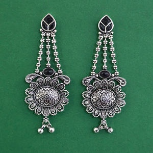 Boucles d'oreilles Chandelier, boucles d'oreilles classiques oxydées avec placage oxydé 811314 - Product Image 2