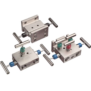 Válvula de colector SERMFV de 5 vías tipo T SS 316L, rosca NPT de 1/2 ", 6000 PSI, virolas dobles, válvula de bola de barra hexagonal para accesorios de tubería - Product Image 1