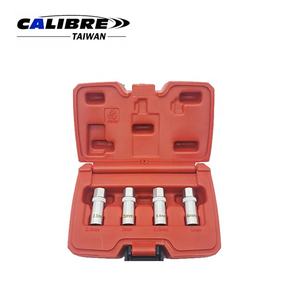 TAIWAN CALIBRE 4pc 1/4" Industrial & DIY Grade CRV Material OEM Socket <b>Extractor</b> Set for Broken Stud & Stripped <b>Nut</b> Removal - Product Image 5