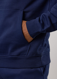 Vêtements d'automne écologiques en polyester/coton, streetwear pour homme, coupe régulière, sweat à capuche en molleton avec poche pour le sport et la gym - Product Image 3