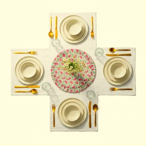 Reusable Luxury Floral <b>Table</b> Placemats Decorative Dining <b>Mats</b> for Home Hotel Banquet and Cafe Decor - Product Image 1