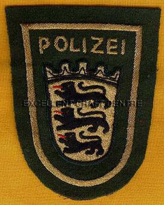 Insignia de brazo alemana POLIZEI TKBO, insignia bordada personalizada con ancla y corona de laurel, parche de tela para coser en uniformes y prendas. - Product Image 5