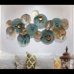 Art mural en métal de haute qualité de luxe pour la décoration intérieure, décoration murale en métal, article de décoration d'intérieur pour le mur, art mural moderne - Product Image 2