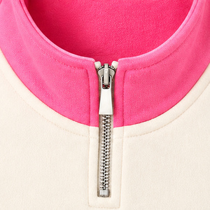 <b>Womens</b> Funnel Neck Sweat Top and Joggers Set Colorblock Two Piece Lounge Outfit Pink <b>Purple</b> Cream Blue Casual <b>Tracksuit</b> Clothing - Product Image 5