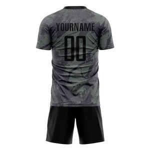 Uniforme de Fútbol Personalizado para Hombre al Mejor Precio, Transpirable, 100% Poliéster, Sublimado, con Nombre y Números del Equipo Impresos, Conjunto de Camisetas de Fútbol - Product Image 3