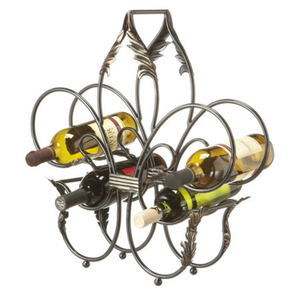 Modern Metal Wine <b>Rack</b> With 3 Bottle Capacity <b>Display</b> Home Furniture Decor Handmade Wine <b>Racks</b> - Product Image 2