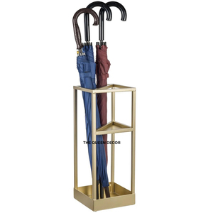 Porte-parapluies créatif en fer forgé pour usage domestique, type seau, pour hall d'hôtel - Product Image 3