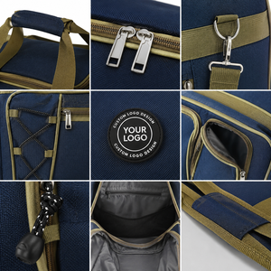 Extra Large Foldable Polyester Travel <b>Duffel</b> <b>Bag</b> Separate Shoe Compartment Water Resistant Fabric Moving Sports <b>Duffel</b> <b>Bag</b> - Product Image 3