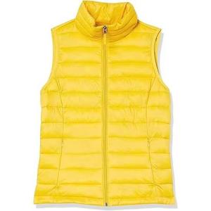 Nuevo Chaleco Acolchado Ligero Sin Mangas Amarillo para Mujer, Chaqueta Casual con Cierre, Diseño ODM - Product Image 3