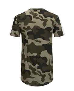 Premium <b>Men's</b> Camouflage Print O-Neck Short Sleeve Long T-<b>Shirt</b> Street Style Tee Customize <b>Colours</b> Outfits - Product Image 2
