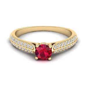 Bague REYES au design élégant en argent sterling 925 avec moissanite et pierre de naissance pour femme, coupe ronde personnalisée, 0,5 carat, émeraude - Product Image 6