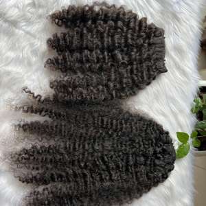 Vente en gros de cheveux bouclés birmans bruts non transformés Nouveau design de cheveux humains bouclés birmans vierges - Product Image 1