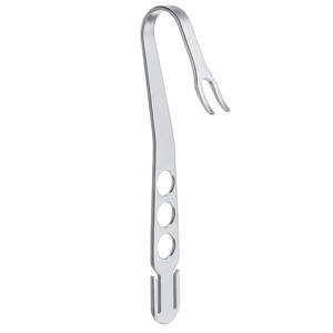 Retractor de Hueso Hohmann Curvo de 180mm y 240mm con Punta en U, Elevador de Hueso Ortopédico Quirúrgico, Retractor de Hueso CE OEM - Product Image 4