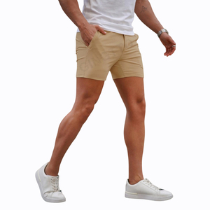 Pantaloncini Chino Estivi da <span class=keywords><strong>Uomo</strong></span> con Logo Personalizzato, Abbigliamento Streetwear Casual all'Ingrosso - Product Image 2