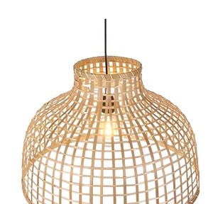 โคมไฟระย้าไม้ไผ่แบบมีไฟ LED ที่ทำด้วยมือและหรูหราทันสมัยสีธรรมชาติลวดลายสร้างสรรค์สไตล์ยุโรปโคมไฟสำหรับบ้านที่มีเฉดสี - Product Image 3