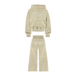 PROVEN ENTERPRISES Nouveau design Survêtement homme d'hiver à capuche, décontracté, uni, léger, avec taille élastique, longueur intégrale, en coton et polyester - Product Image 1