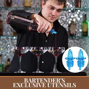 Artículo de gran venta 2025: Tapón para botellas de aceite y vinagre, vertedor de vino de plástico para cocina, accesorio lavable para bebidas, uso doméstico y de bar. - Product Image 6