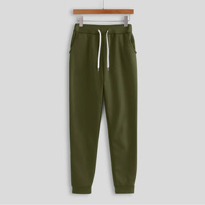 Ensemble de survêtement vert olive pour femme, sweat à capuche à manches longues et pantalon de jogging, tenue décontractée en deux pièces - Product Image 3